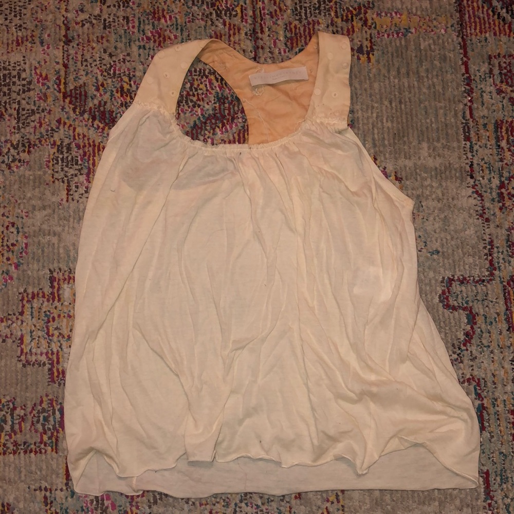 NEVER worn Stella McCartney embroidered tank